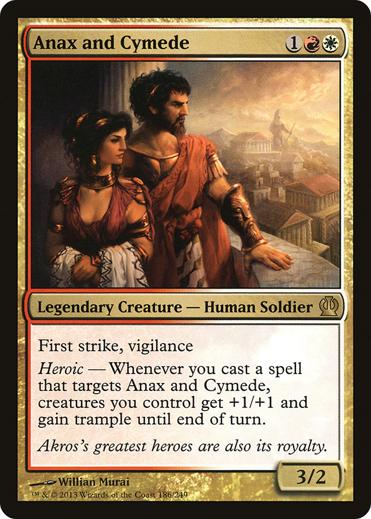 {R} Anax and Cymede [Theros][THS 186]