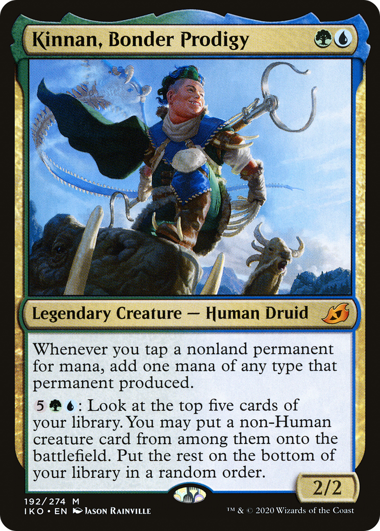 {R} Kinnan, Bonder Prodigy [Ikoria: Lair of Behemoths][IKO 192] - Misty Mountain Games