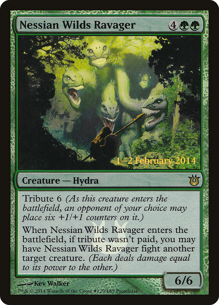 {R} Nessian Wilds Ravager [Born of the Gods Prerelease Promos][PR BNG 129] - Misty Mountain Games