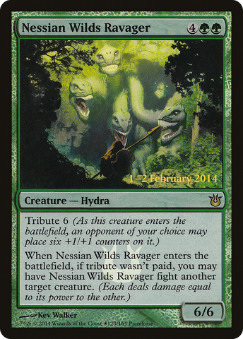 {R} Nessian Wilds Ravager [Born of the Gods Prerelease Promos][PR BNG 129]