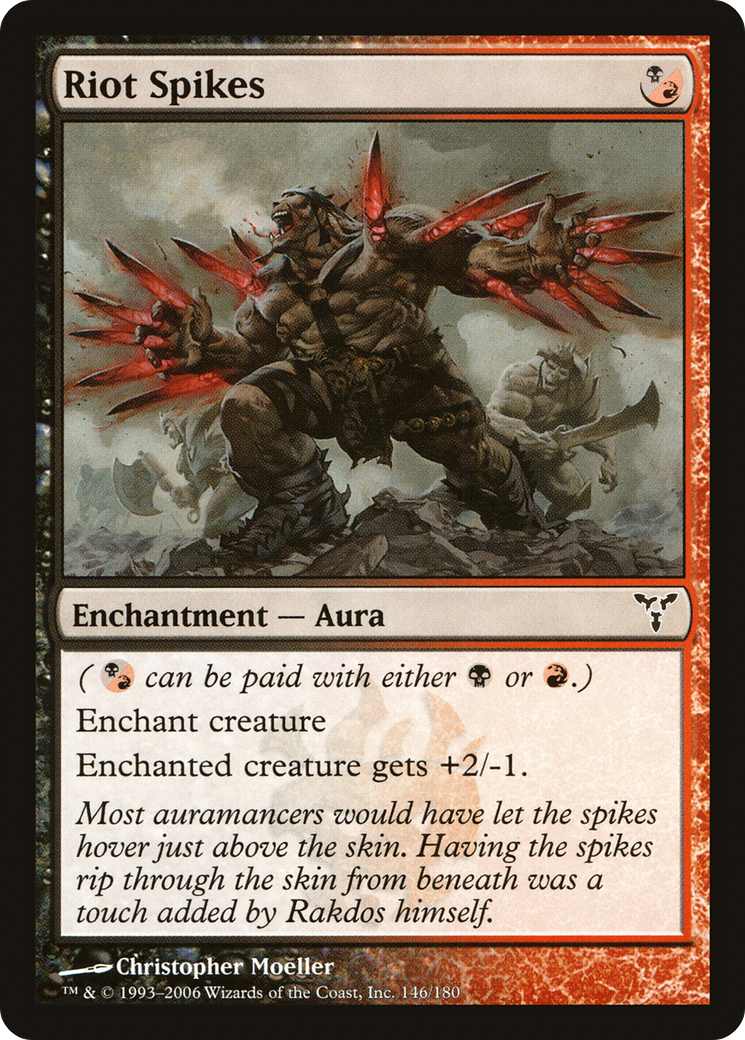 {C} Riot Spikes [Dissension][DIS 146]