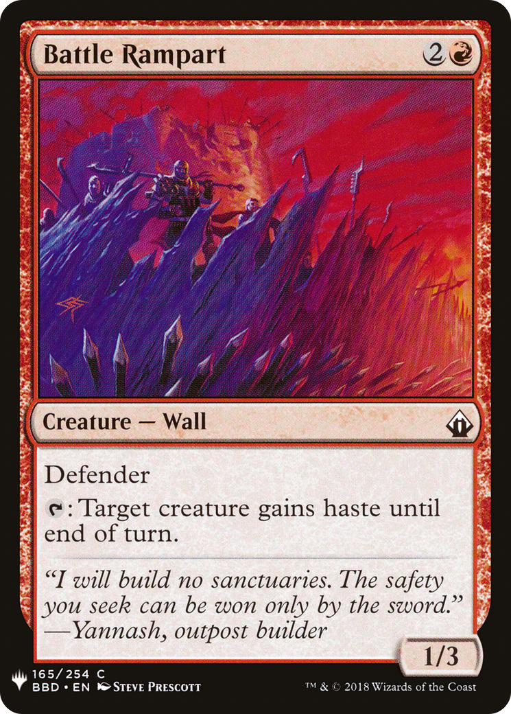 {C} Battle Rampart [Mystery Booster][LS BBD 165]