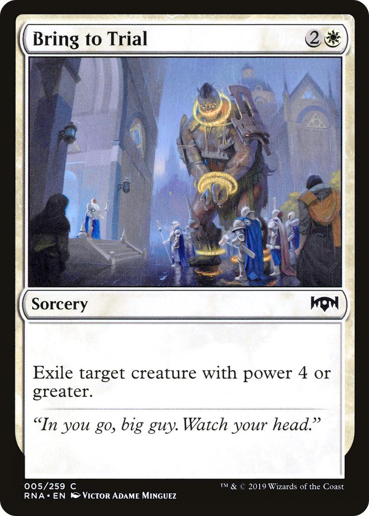 {C} Bring to Trial [Ravnica Allegiance][RNA 005]