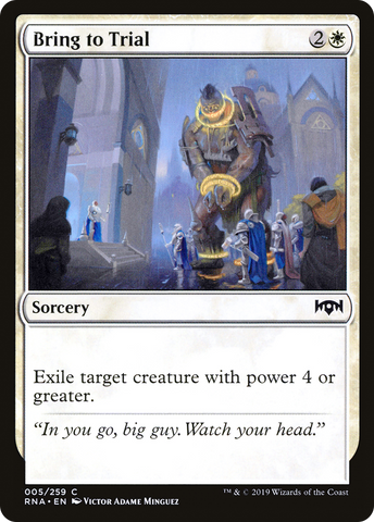 {C} Bring to Trial [Ravnica Allegiance][RNA 005]