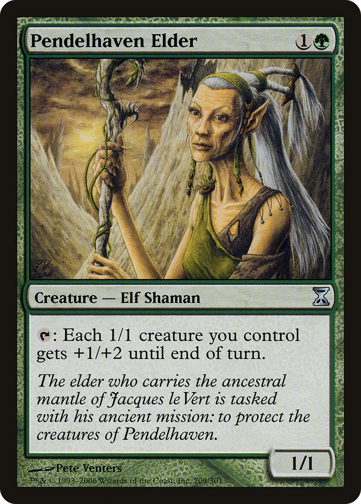 {C} Pendelhaven Elder [Time Spiral][TSP 209]