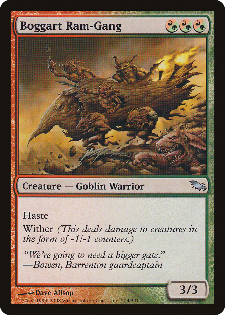{C} Boggart Ram-Gang [Shadowmoor][SHM 203]