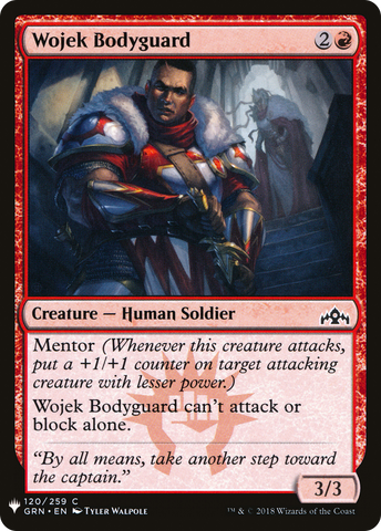 {C} Wojek Bodyguard [Mystery Booster][LS GRN 120]