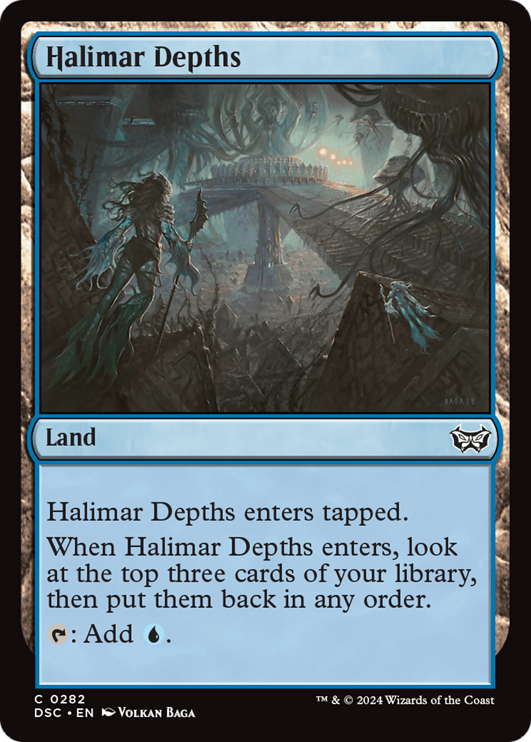 {C} Halimar Depths [Duskmourn: House of Horror Commander][DSC 282]