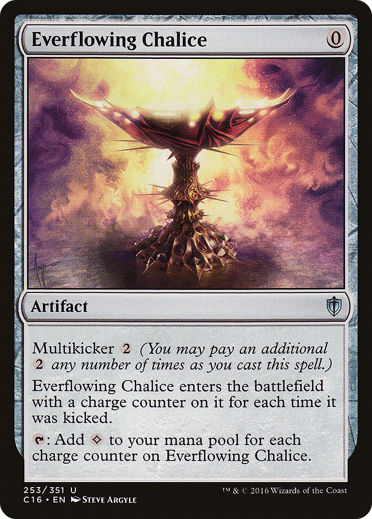 {C} Everflowing Chalice [Commander 2016][C16 253]