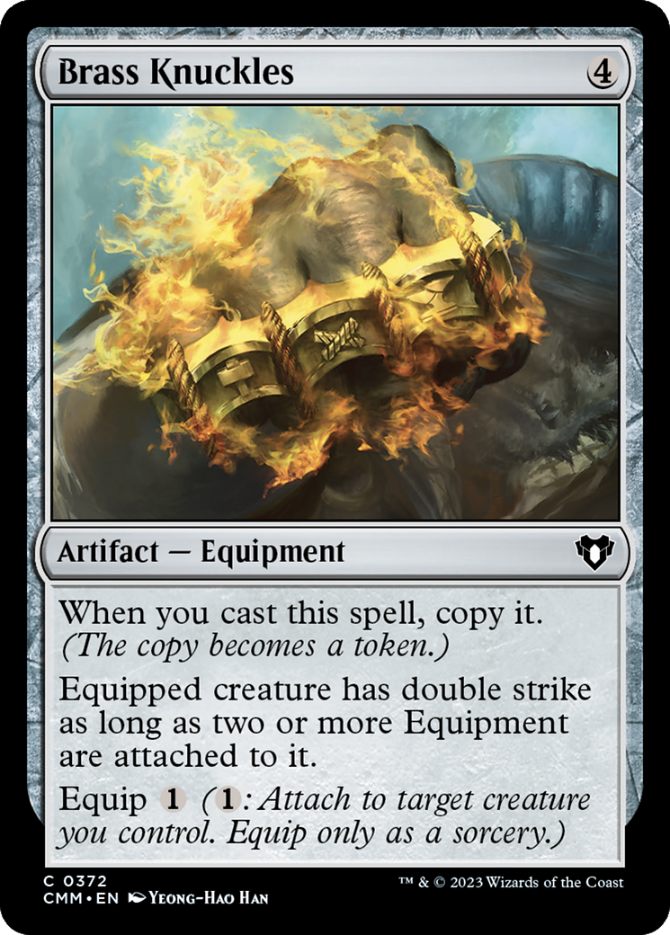 {C} Brass Knuckles [Commander Masters][CMM 372]