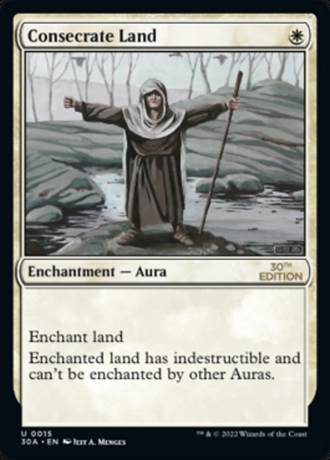 {C} Consecrate Land [30th Anniversary Edition][30A 015]