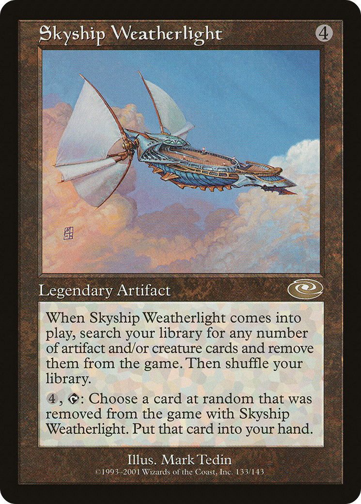 {R} Skyship Weatherlight (Mark Tedin) [Planeshift][PLS 133] - Misty Mountain Games