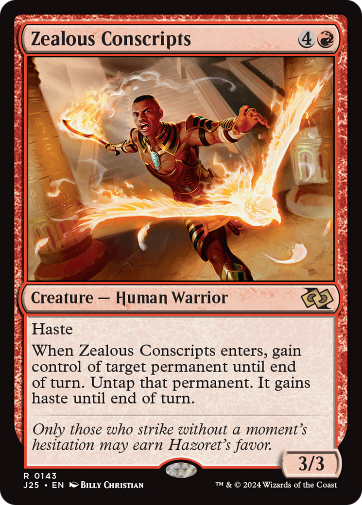 {R} Zealous Conscripts [Foundations Jumpstart][J25 143]