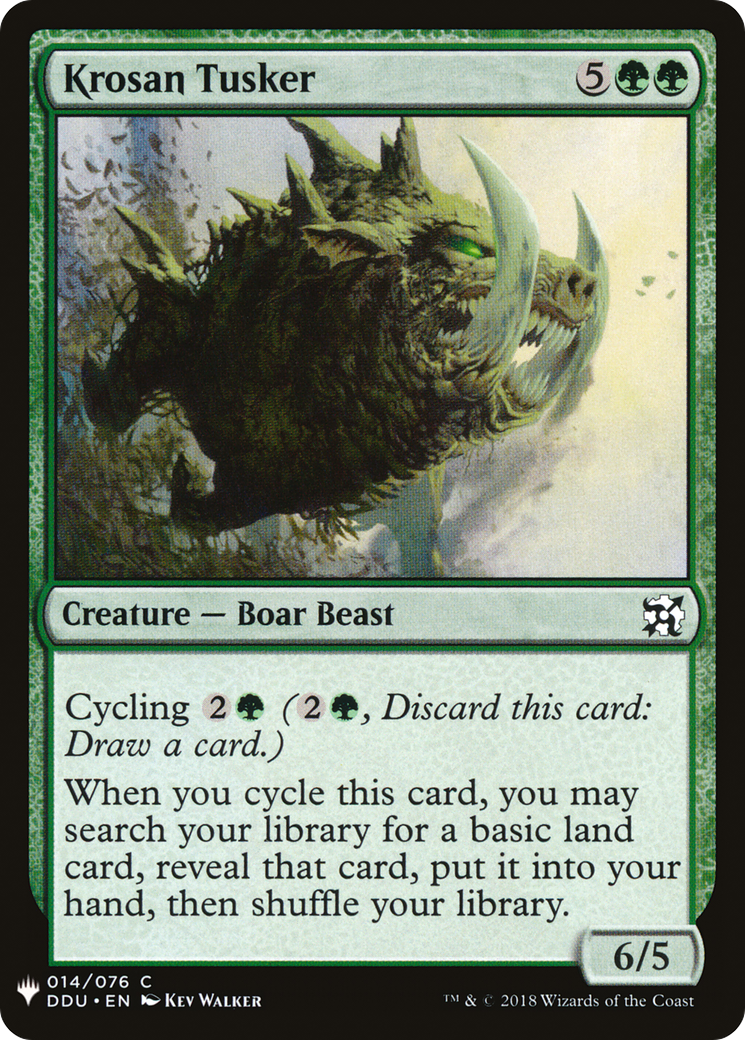 {C} Krosan Tusker [Mystery Booster][LS DDU 014]