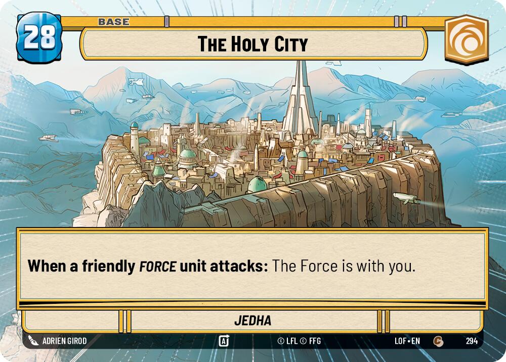 {SW-B}The Holy City // Shield (294 // t02) (Hyperspace) (294 // T02) [Legends of the Force]