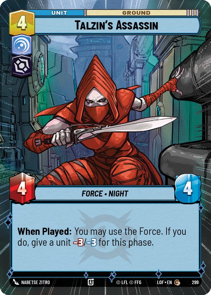 {SW-C}Talzin's Assassin (299) (Hyperspace) (299) [Legends of the Force]