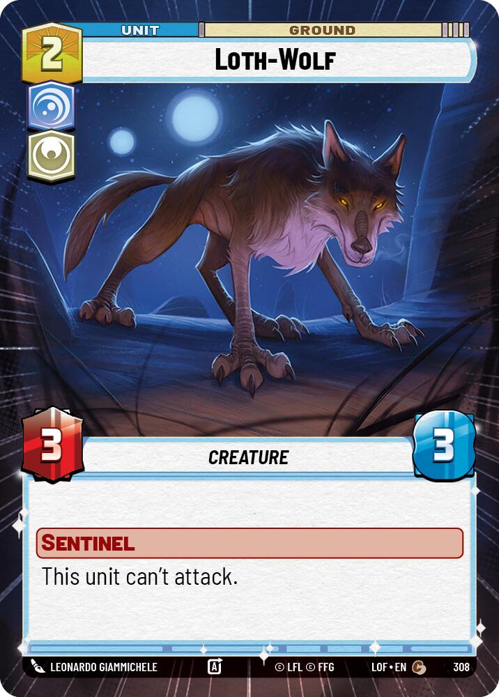 {SW-C}Loth-Wolf (308) (Hyperspace) (308) [Legends of the Force]