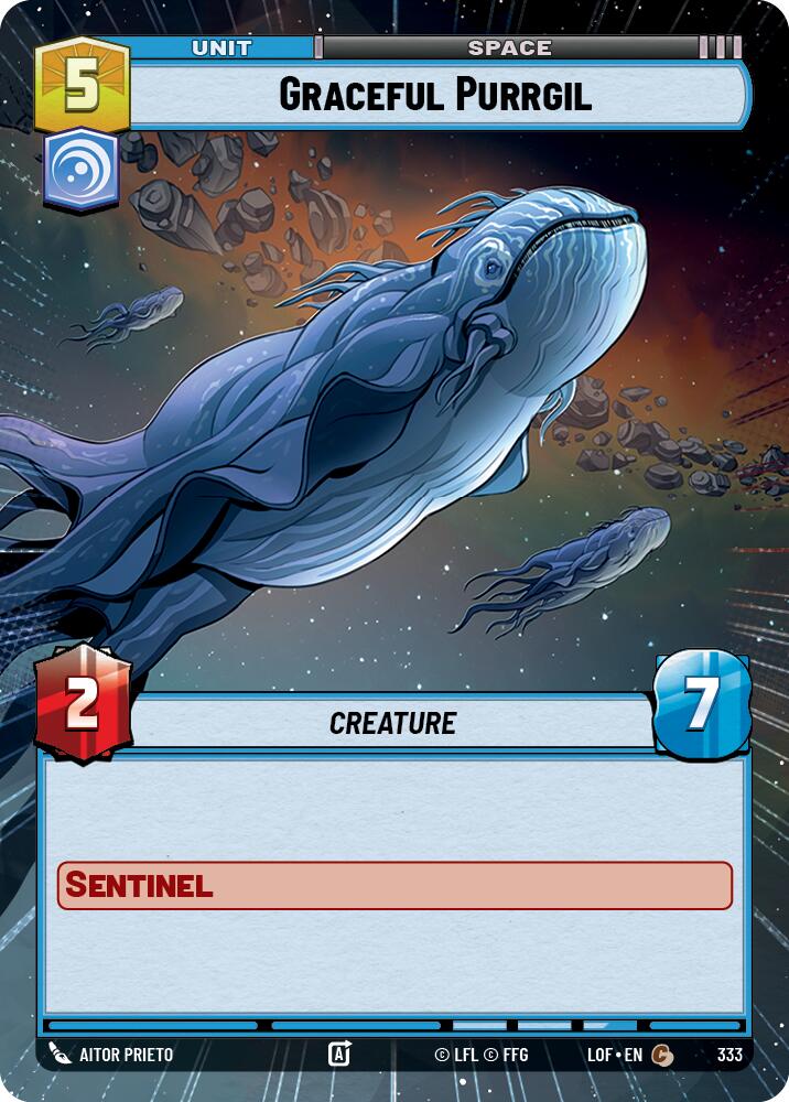 {SW-C}Graceful Purrgil (333) (Hyperspace) (333) [Legends of the Force]