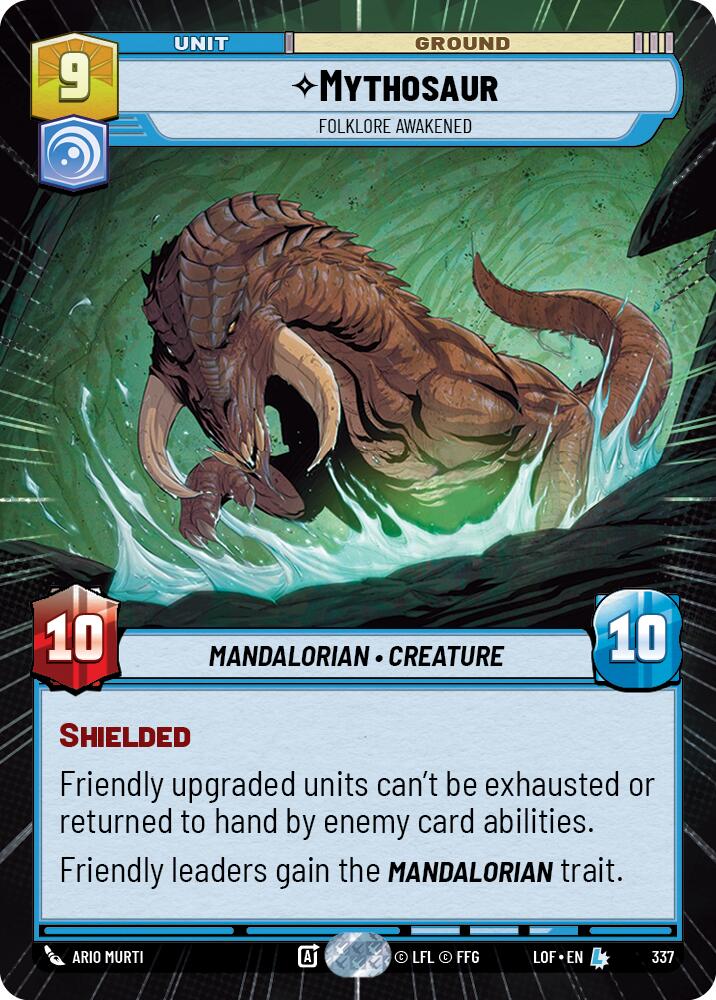 {SW-R}Mythosaur (337) - Folklore Awakened (Hyperspace) (337) [Legends of the Force]