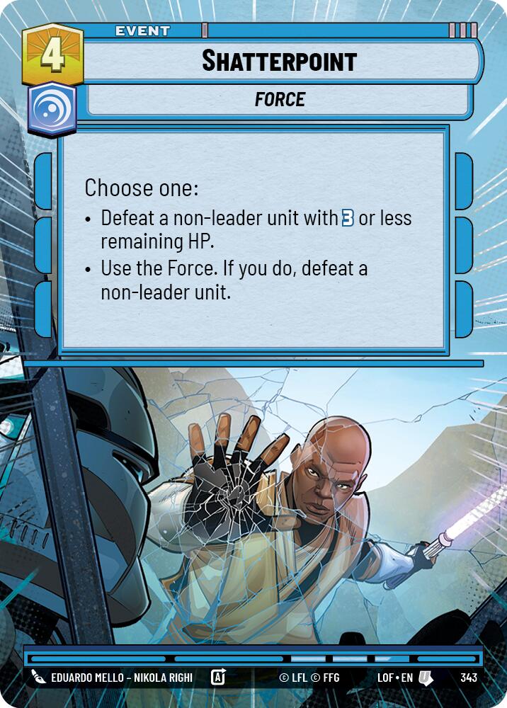 {SW-C}Shatterpoint (343) (Hyperspace) (343) [Legends of the Force]