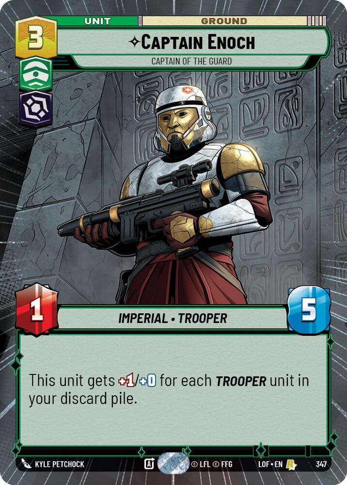 {SW-R}Captain Enoch (347) - Captain of the Guard (Hyperspace) (347) [Legends of the Force]