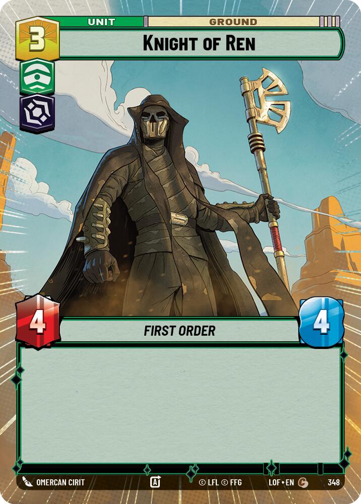 {SW-C}Knight of Ren (348) (Hyperspace) (348) [Legends of the Force]