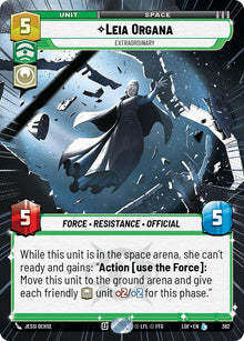 {SW-R}Leia Organa (362) - Extraordinary (Hyperspace) (362) [Legends of the Force]