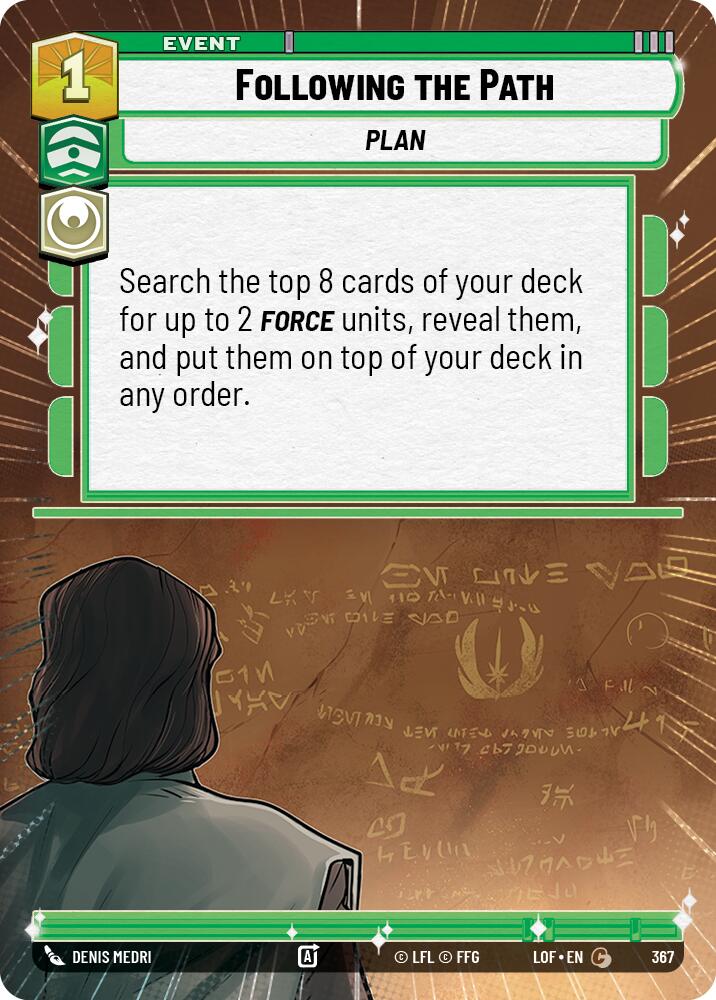 {SW-C}Following the Path (367) (Hyperspace) (367) [Legends of the Force]