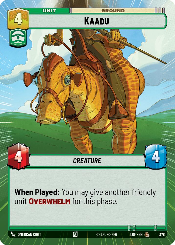 {SW-C}Kaadu (378) (Hyperspace) (378) [Legends of the Force]