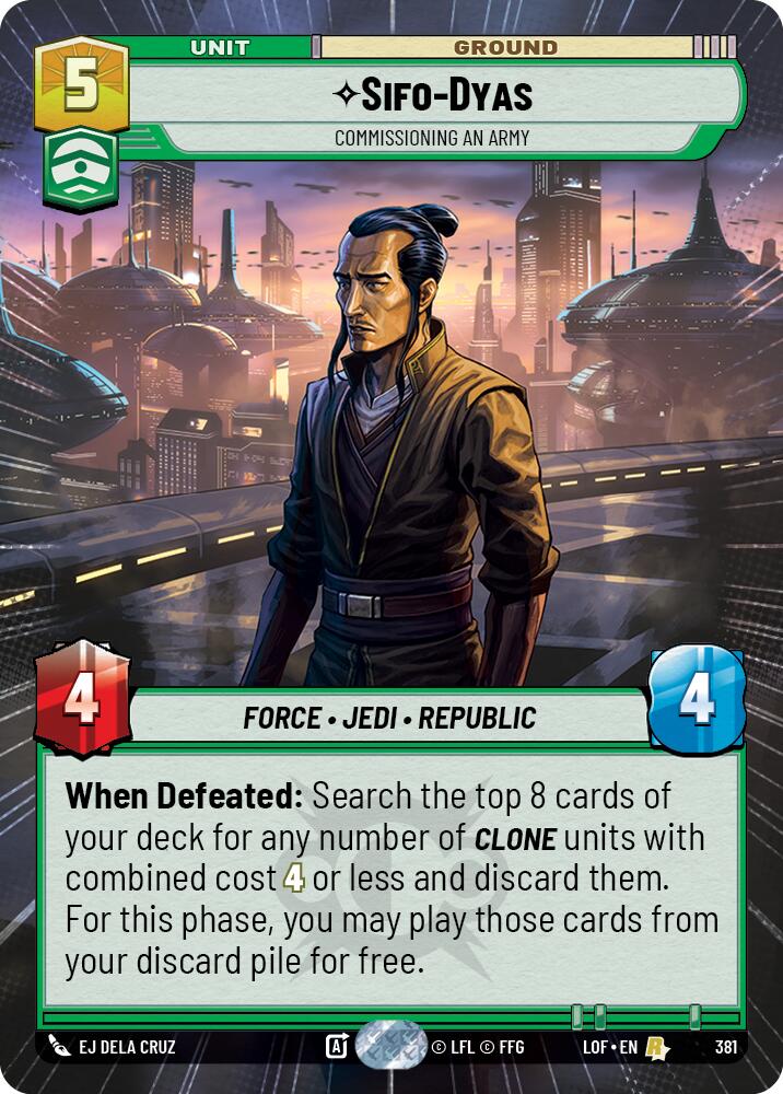 {SW-R}Sifo-Dyas (381) - Commissioning An Army (Hyperspace) (381) [Legends of the Force]