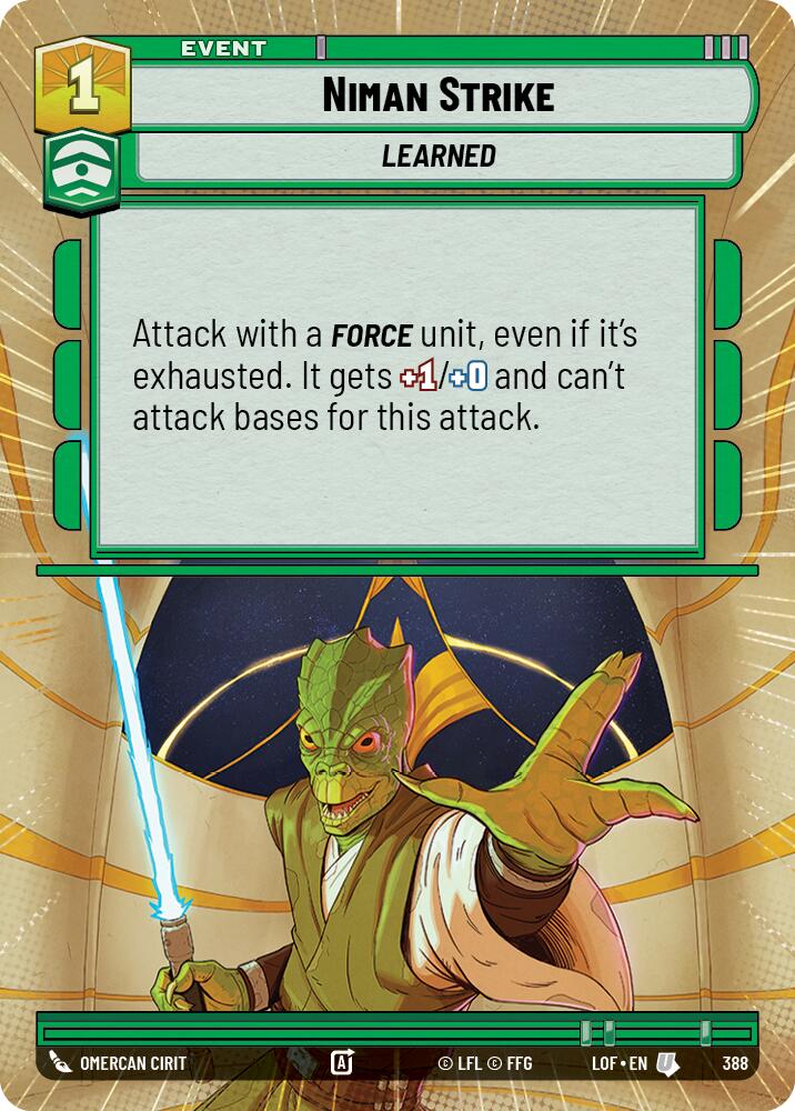 {SW-C}Niman Strike (388) (Hyperspace) (388) [Legends of the Force]