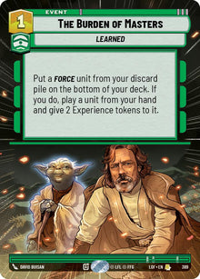 {SW-R}The Burden of Masters (389) (Hyperspace) (389) [Legends of the Force]
