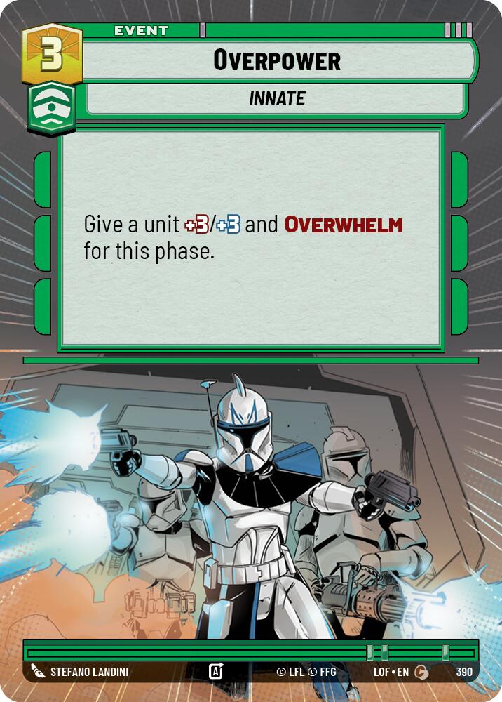 {SW-C}Overpower (390) (Hyperspace) (390) [Legends of the Force]