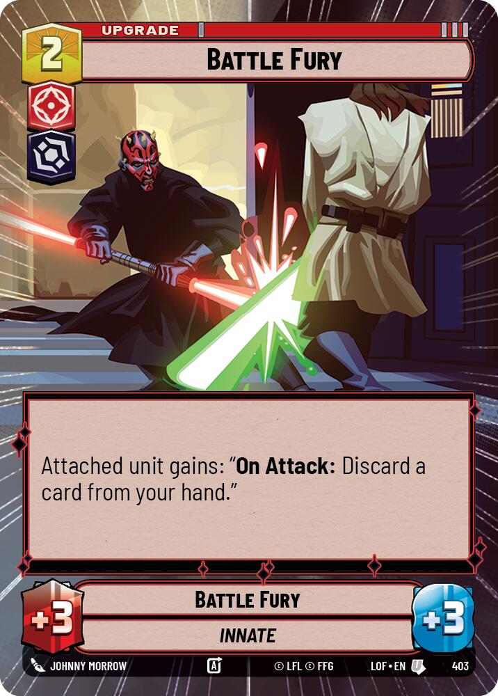 {SW-C}Battle Fury (403) (Hyperspace) (403) [Legends of the Force]