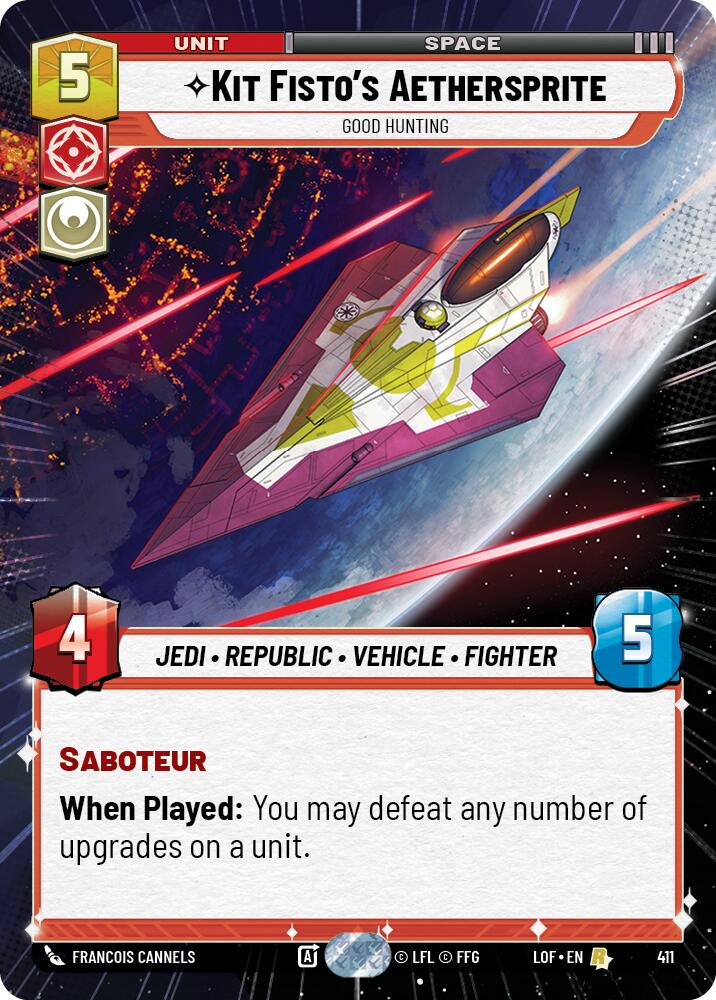 {SW-R}Kit Fisto's Aethersprite (411) - Good Hunting (Hyperspace) (411) [Legends of the Force]