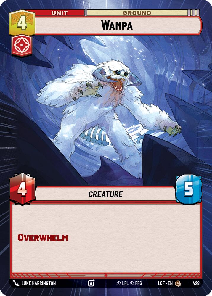 {SW-C}Wampa (428) (Hyperspace) (428) [Legends of the Force]