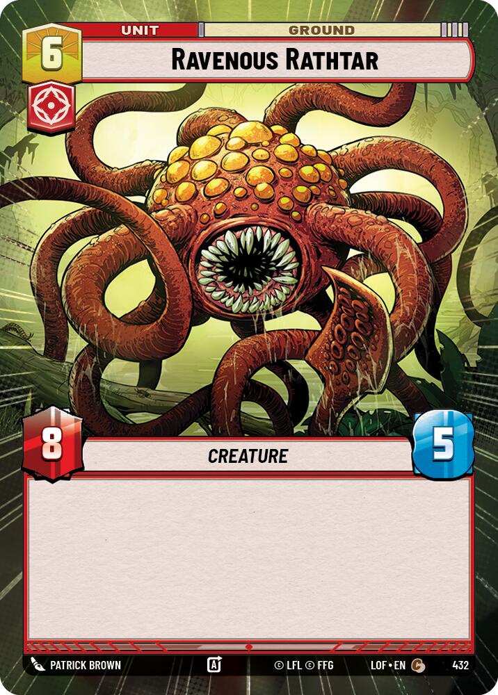 {SW-C}Ravenous Rathtar (432) (Hyperspace) (432) [Legends of the Force]