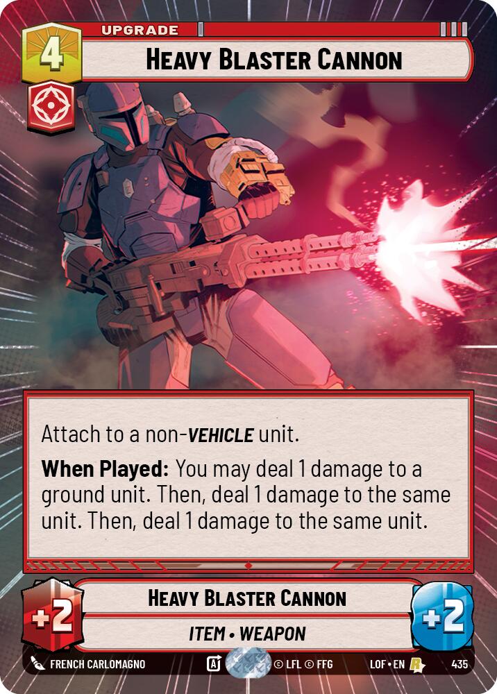 {SW-R}Heavy Blaster Cannon (435) (Hyperspace) (435) [Legends of the Force]