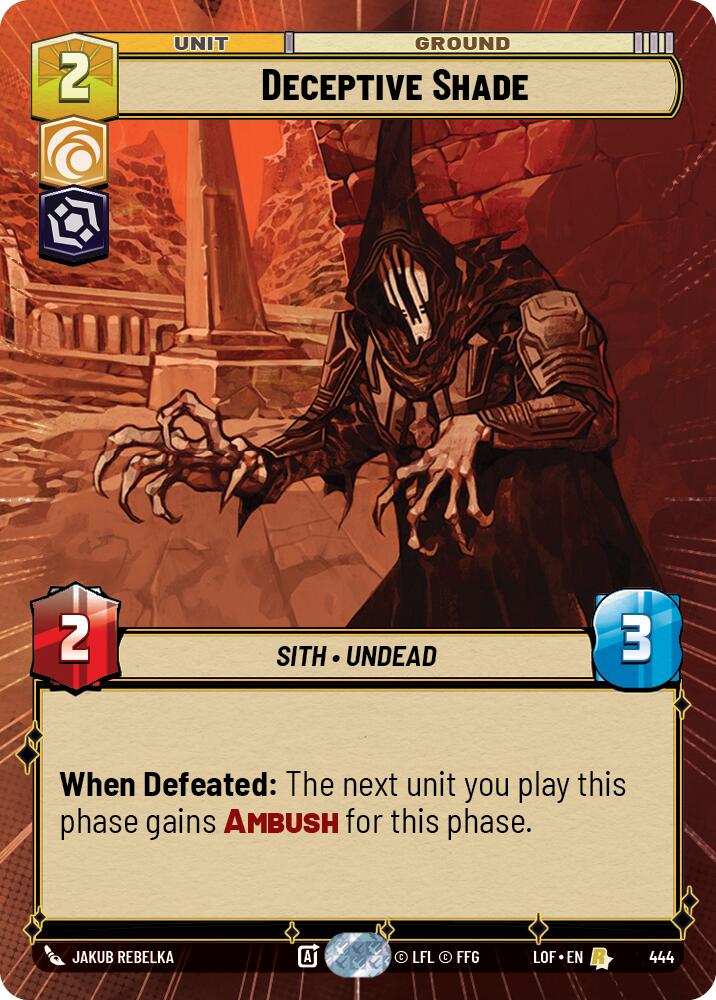 {SW-R}Deceptive Shade (444) (Hyperspace) (444) [Legends of the Force]