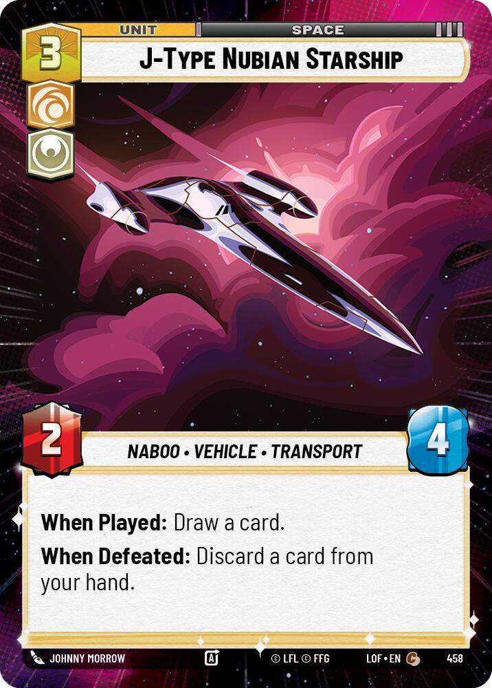 {SW-C}J-Type Nubian Starship (458) (Hyperspace) (458) [Legends of the Force]