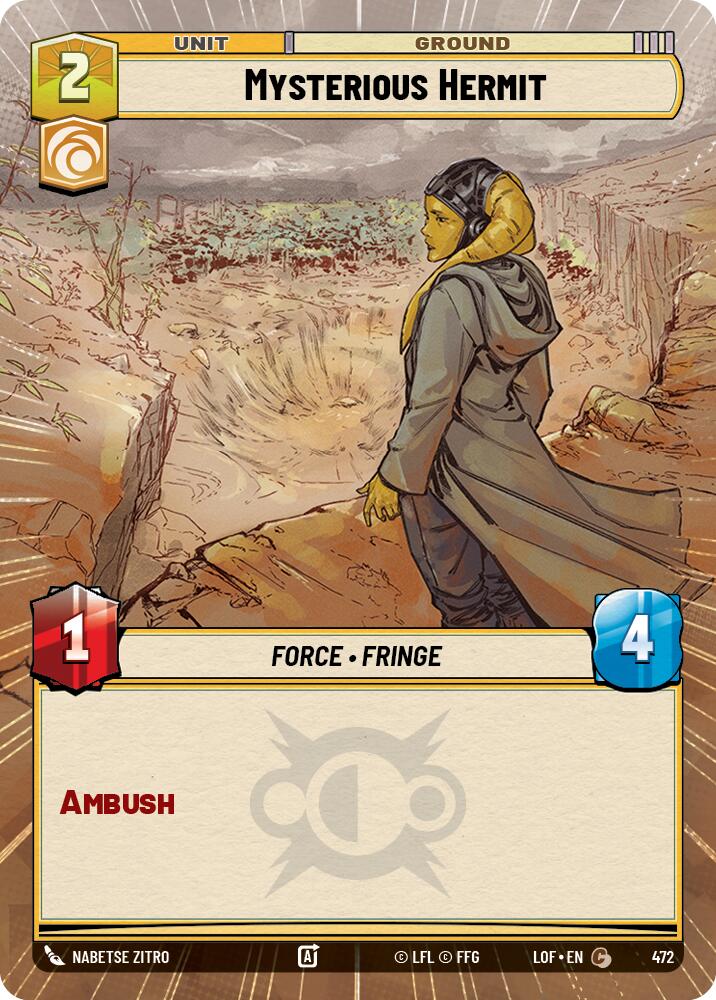 {SW-C}Mysterious Hermit (472) (Hyperspace) (472) [Legends of the Force]