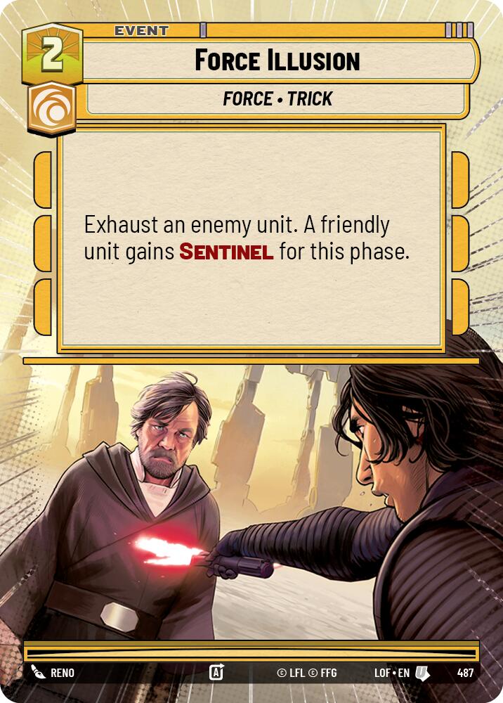 {SW-C}Force Illusion (487) (Hyperspace) (487) [Legends of the Force]