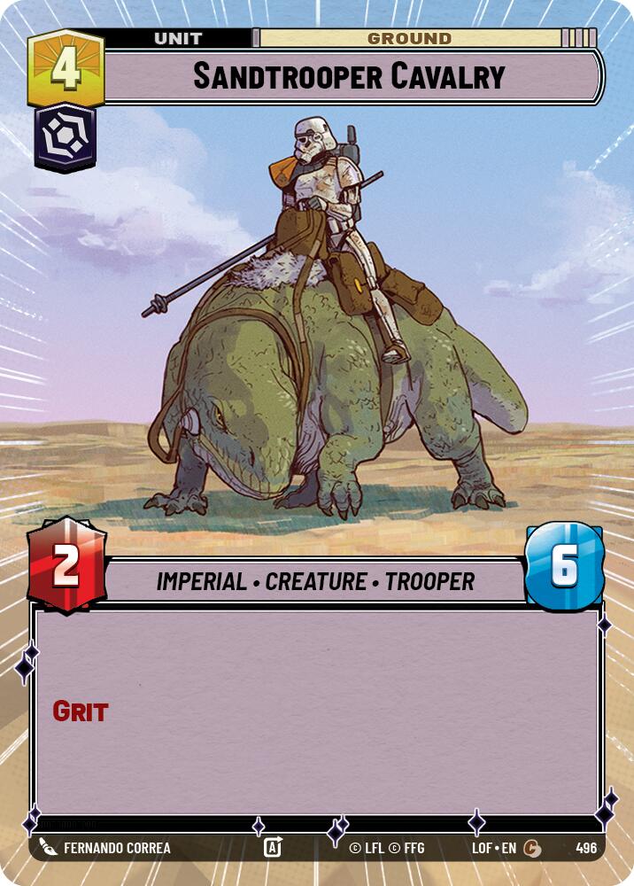 {SW-C}Sandtrooper Cavalry (496) (Hyperspace) (496) [Legends of the Force]