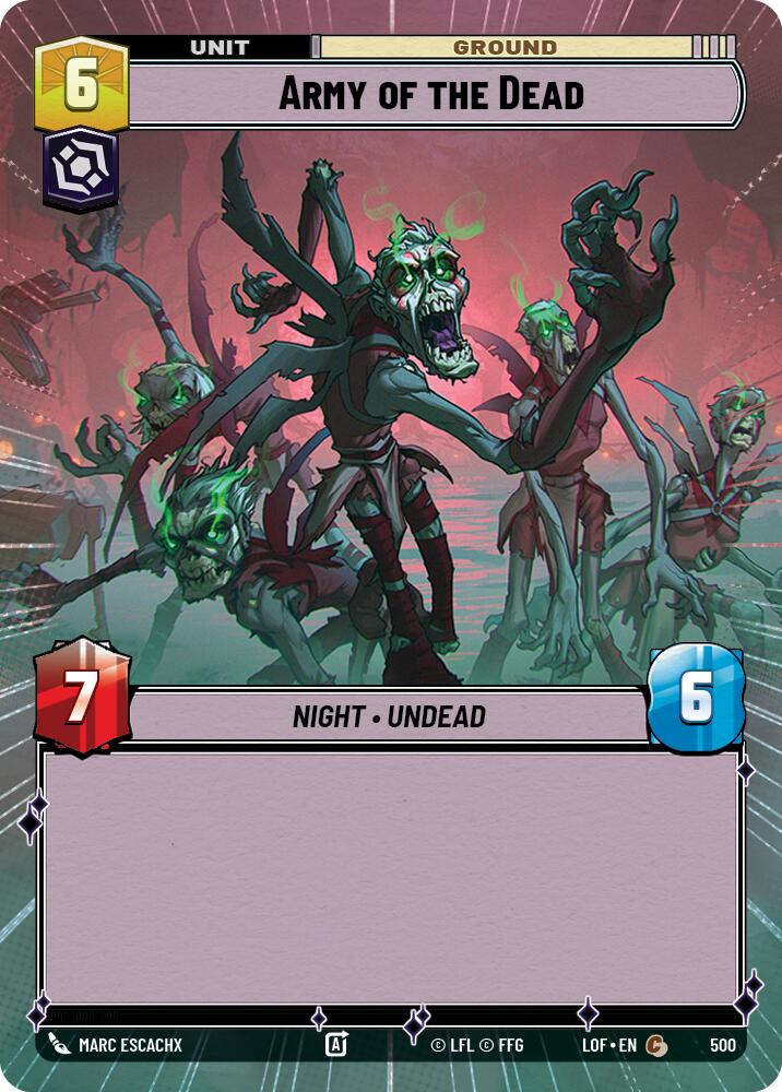 {SW-C}Army of the Dead (500) (Hyperspace) (500) [Legends of the Force]