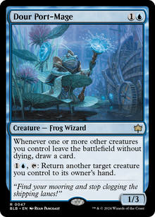 {@R} Dour Port-Mage [Bloomburrow][BLB 047]
