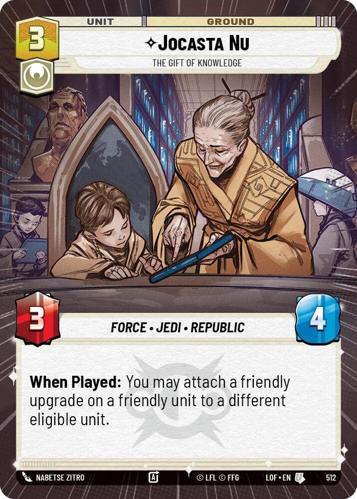 {SW-C}Jocasta Nu (512) - The Gift of Knowledge (Hyperspace) (512) [Legends of the Force]