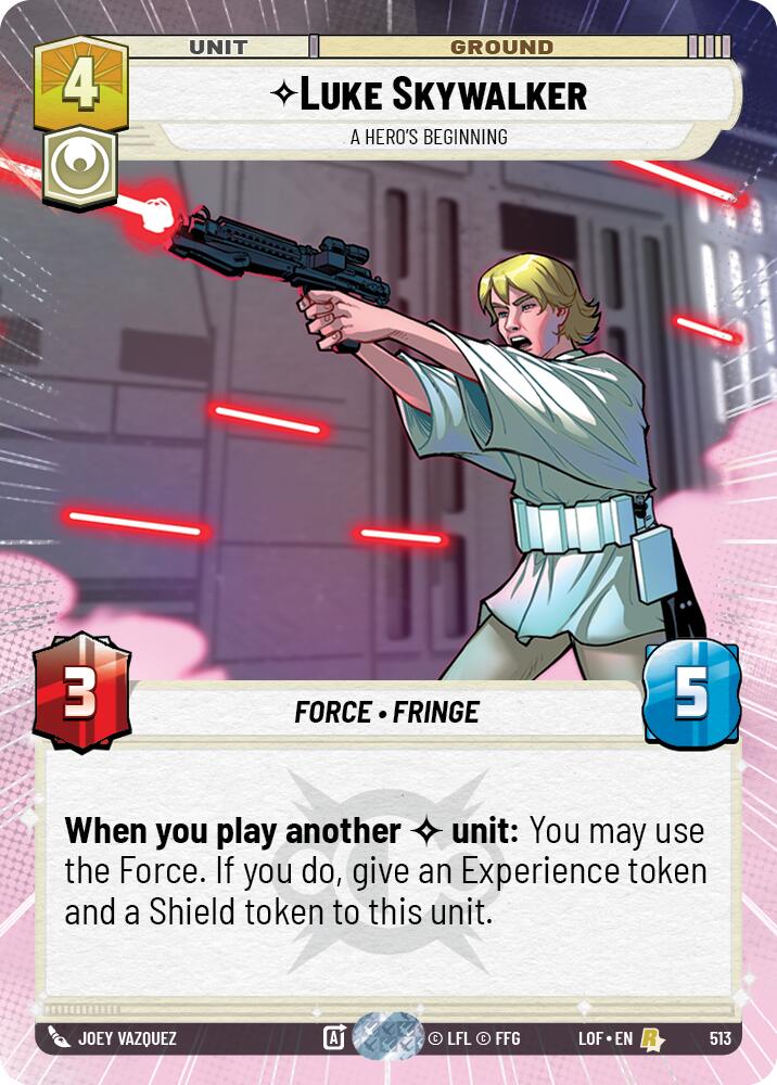 {SW-R}Luke Skywalker (513) - A Hero's Beginning (Hyperspace) (513) [Legends of the Force]