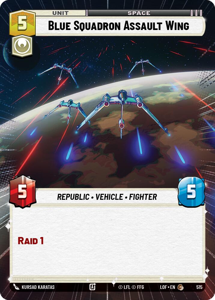 {SW-C}Blue Squadron Assault Wing (515) (Hyperspace) (515) [Legends of the Force]