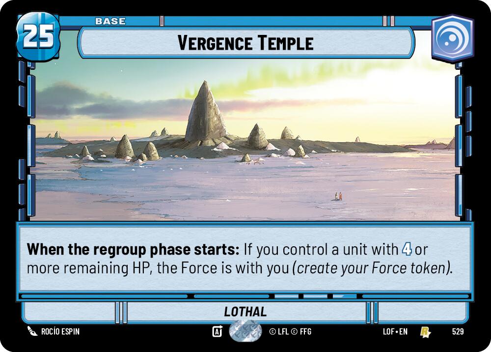 {SW-B}Vergence Temple (529) (Foil) (529) [Legends of the Force]