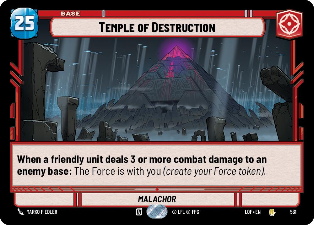 {SW-B}Temple of Destruction (531) (Foil) (531) [Legends of the Force]